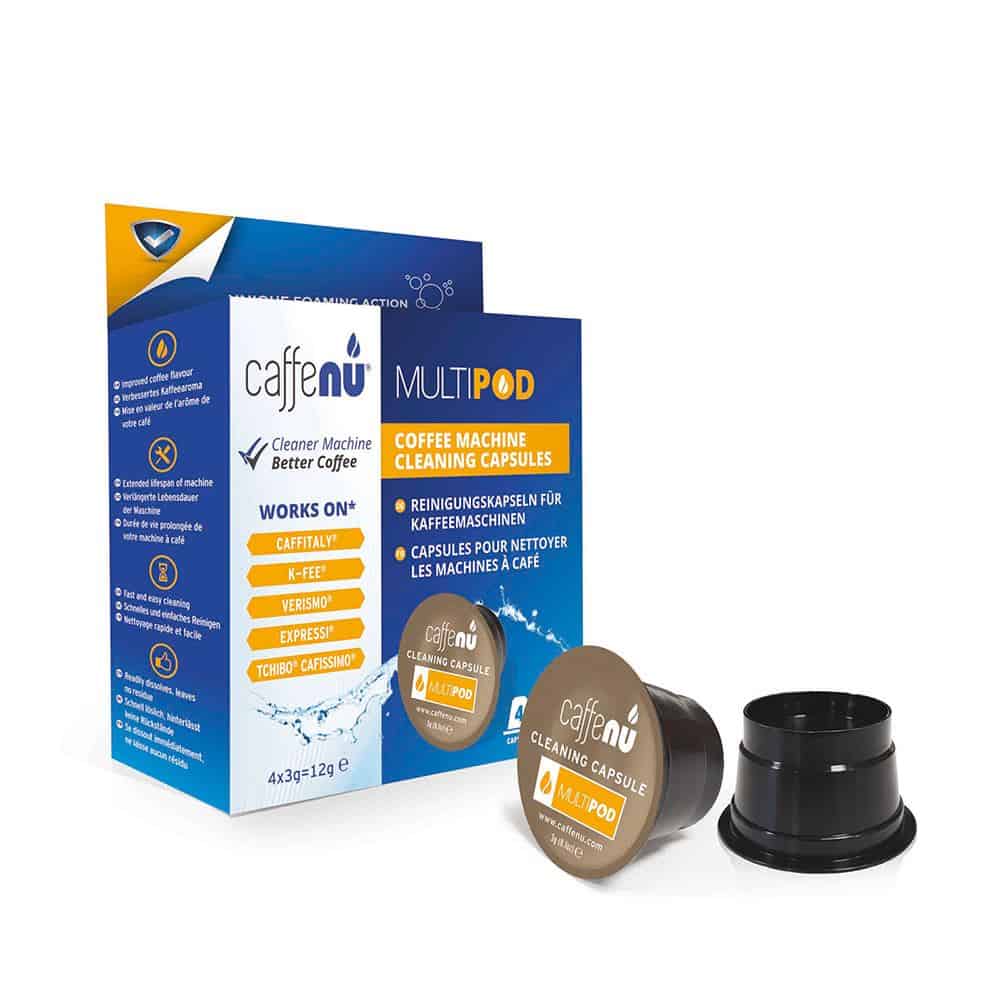 Caffe Nu Multipod Coffee Machine Cleaning Capsules Set of 4 Stuff