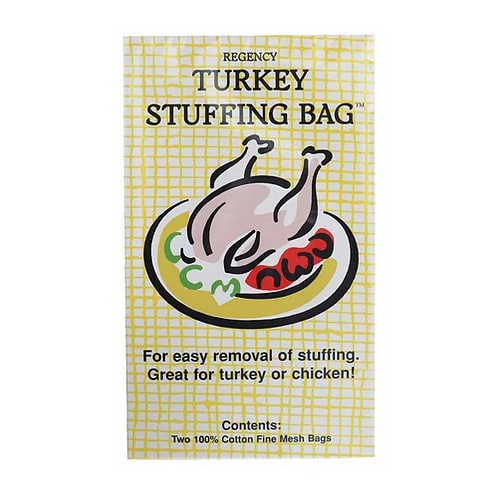  Regency Wraps Turkey Stuffing Bags, 100% Cotton Mesh