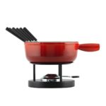 Kuhn Rikon Cheese Fondue Set Red 24 cm - Image 2