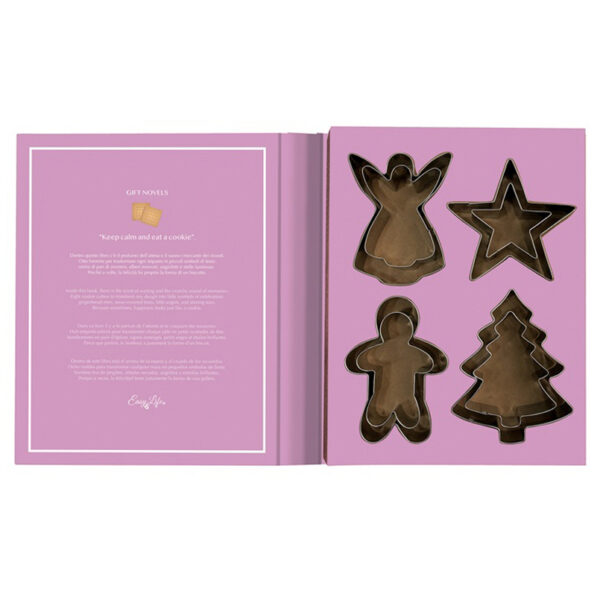 EasyLife Keep Calm and Eat a Cookie – 8-Piece Cookie Cutter Gift Set - Image 2