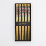 Tokyo Design Studio Chopstick Giftset – 5 Pairs Flower Design - Image 3