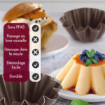 Gobel Brioche Mould - 7cm - Non-stick - Image 2