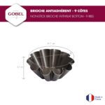 Gobel Brioche Mould - 7cm - Non-stick - Image 3