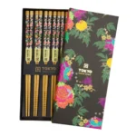 Tokyo Design Studio Chopstick Giftset – 5 Pairs Flower Design