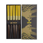 Tokyo Design Studio Chopstick Gift Set - Gold - Image 3