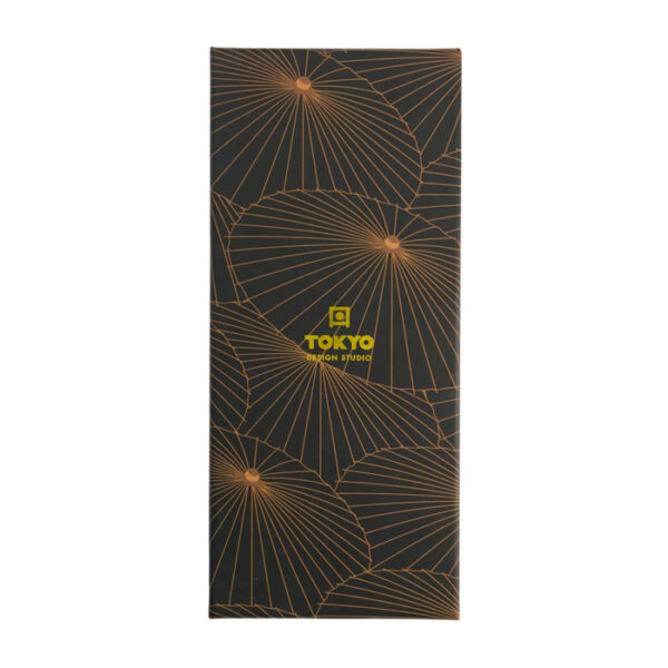 Tokyo Design Studio Wooden Chopstick Gift Set - Gold Umbrella - Image 2
