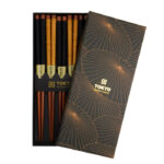 Tokyo Design Studio Wooden Chopstick Gift Set - Gold Umbrella