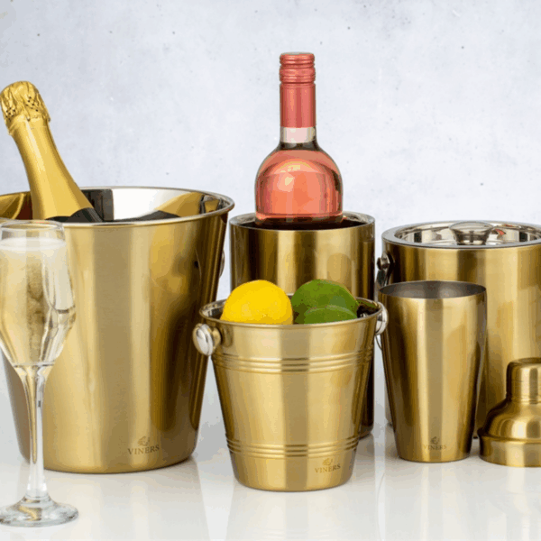 Viners Gold Champagne Bucket 4L - Image 3
