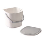 Snips Kitchen Compost Bin 3L - White - Image 7