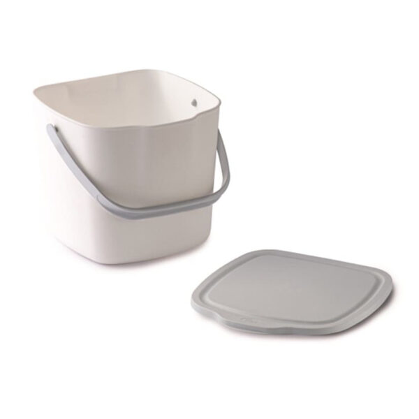 Snips Kitchen Compost Bin 3L - White - Image 7