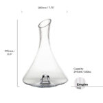 Anton Studio Empire Glass Carafe - Image 2