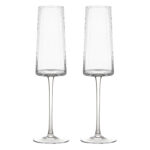 Anton Studio Empire Champagne Flutes