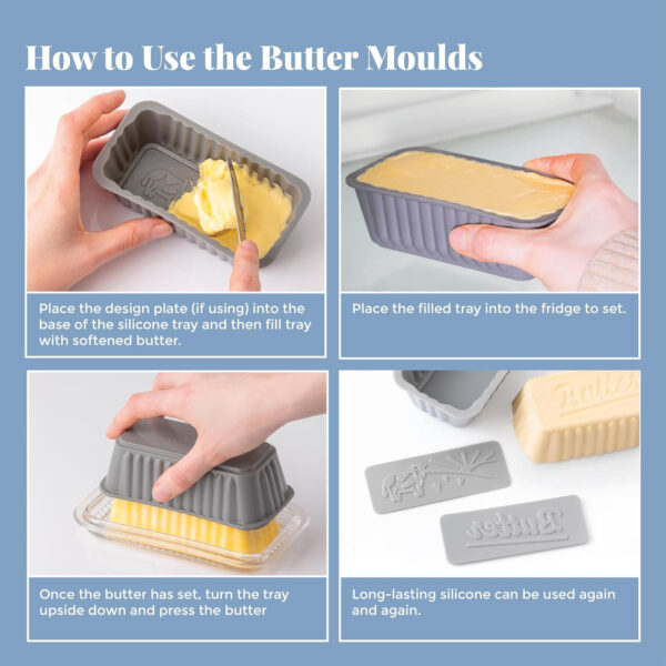 Kilner Silicone Butter Mould Set - Image 2