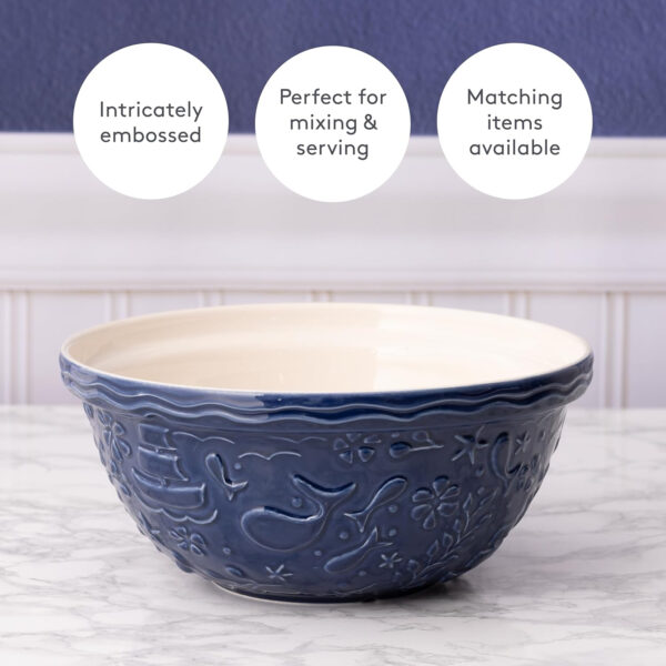 Mason Cash Nautical Mixing Bowl 30cm - Navy - Image 2