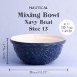 Mason Cash Nautical Mixing Bowl 30cm - Navy - Image 4