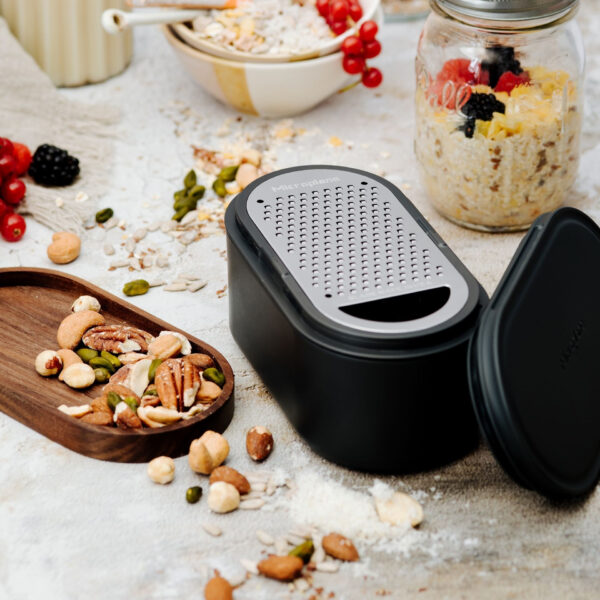 Microplane Container Grater Grey - Image 2