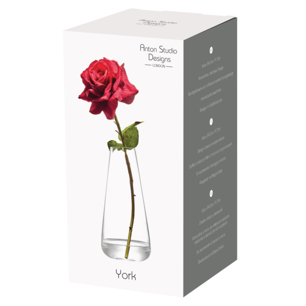 Anton Studio York Clear Vase - Image 2