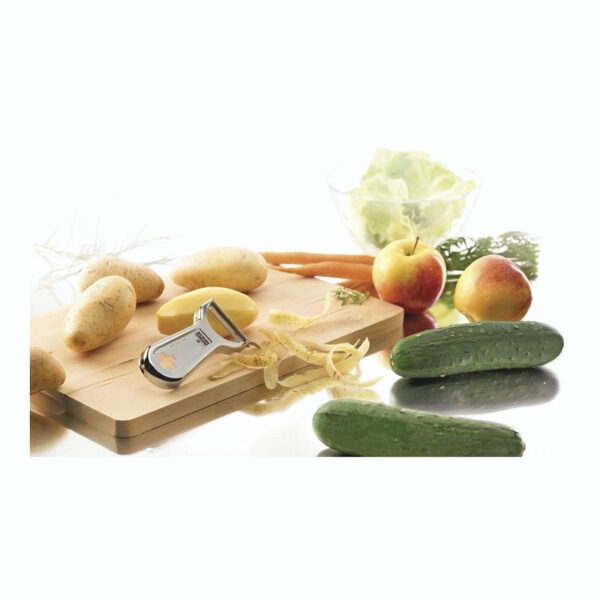 Kuhn Rikon Swiss Metallic Peeler Cross Straight Blade - Image 2