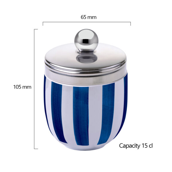 BIA Egg Coddler Stripes - Blue - Image 4