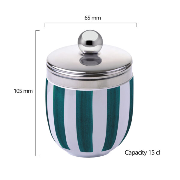 BIA Egg Coddler Stripes - Green - Image 4