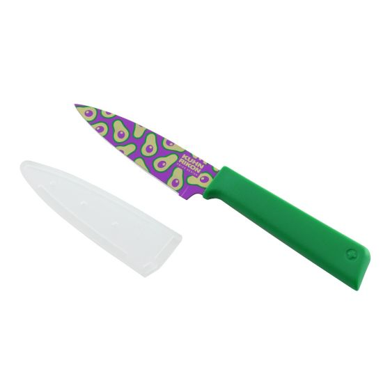 kuhn-rikon-kuhn-rikon-colori-paring-knife-funky-fruit-avocado-20492.png Kuhn Rikon Colori+ Avocado Knife - Image 1