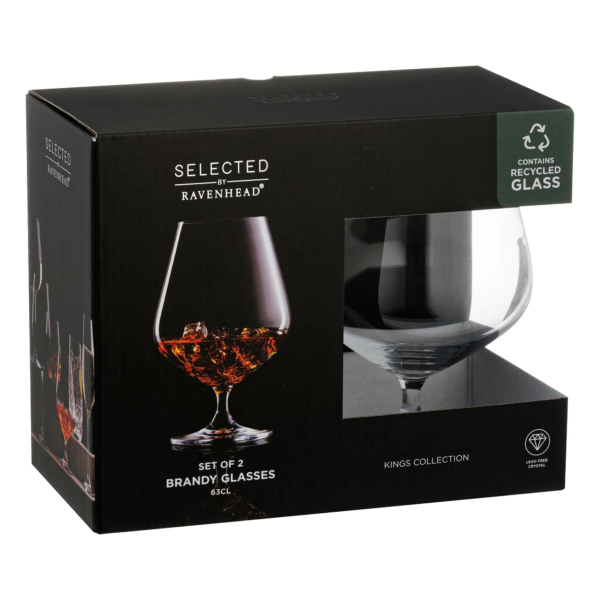 Ravenhead Kings Brandy Glasses Set of 2 - Image 2