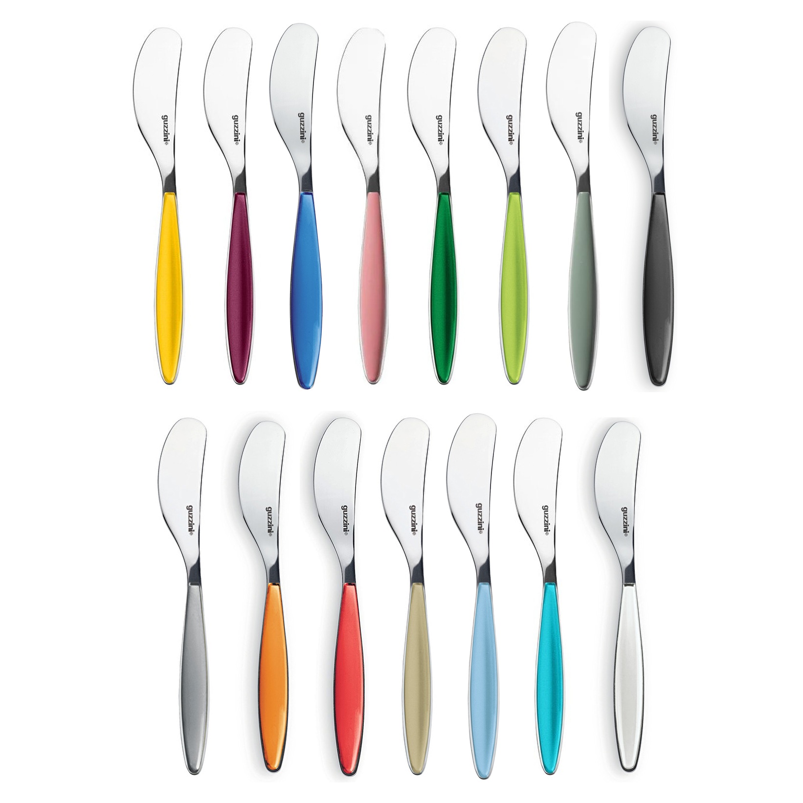 vrh0070-guzzini-butter-knife-feeling-all-colours-square.jpg Guzzini Feeling Series Butter Knife - 16cm - Image 1