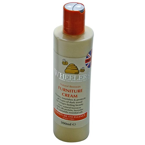 wheelers-wheelers-natural-beeswax-furniture-cream-300ml-5016219101013-05017.jpg Wheelers Beeswax Furniture Cream - 300ml - Image 1
