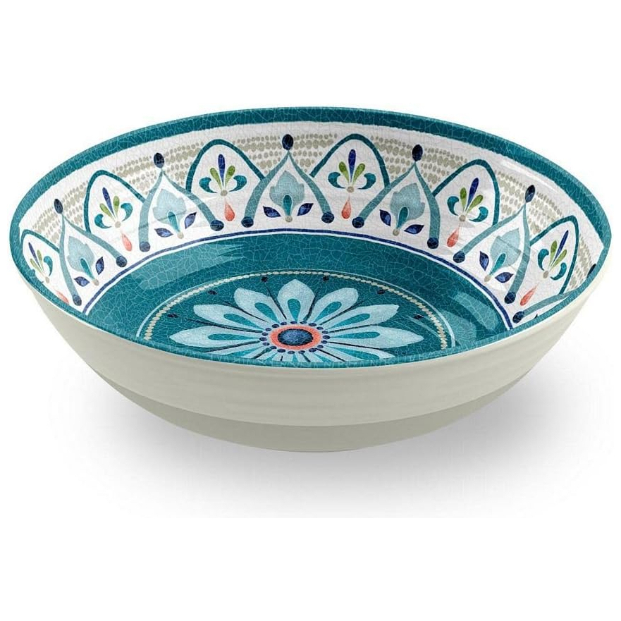 eddingtons-moroccan-medallion-melamine-serve-bowl-31cm-789313187478-pan5122tmabt.jpg Moroccan Medallion Melamine Serve Bowl - 31cm - Image 1